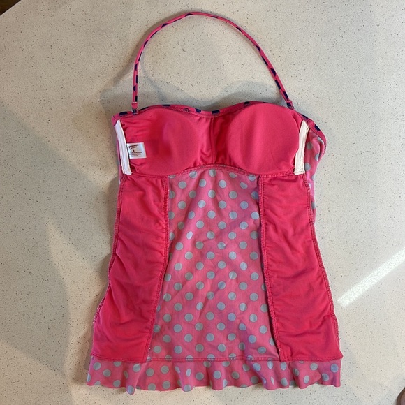 Women’s Arizona pink polka dots tankini size Medium, great condition. - Picture 8 of 10